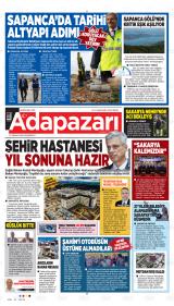 ADAPAZARI AKŞAM HABERLERİ