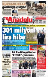 NİĞDE ANADOLU HABER