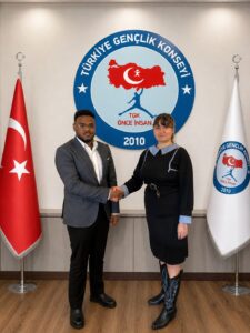 Sudan Gençlik Konseyi Başkanı Türkiye Gençlik Konseyi’ni Ziyaret Etti